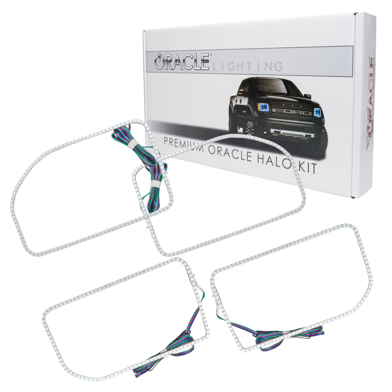 Oracle Ford F250/350 11-16 Halo Kit (Square Ring Design) - w/ Simple Controller