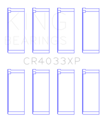 King Engine Bearings Honda F20C/F22C/97-01 H22A4 Rod Bearing Set - Size STDX