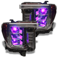 Load image into Gallery viewer, Oracle 19-21 Silverado/Sierra 1500 RGB Demon Eye Headlight Kit - w/o Controller