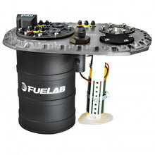 Load image into Gallery viewer, Fuelab Quick Service Surge Tank w/No Lift Pump &amp; Dual 340LPH Pumps - Titanium