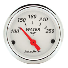 Load image into Gallery viewer, Autometer Arctic White 3-3/8in Electric Speedometer with 2-1/16in Volt/Water/Oil/Fuel