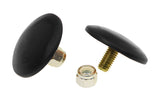 Prothane Universal Bump Stop 3/8X2 Ultra Thin Button - Black