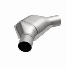 Load image into Gallery viewer, MagnaFlow Universal Catalytic Converter 2 inch Angled O/O PC2 Front