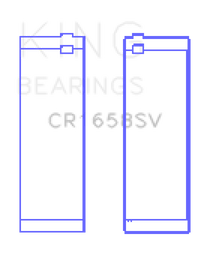 King Engine Bearings BMW N47 D20 A/N47S D20 D Sputter Replacement Connecting Rod Bearing Set