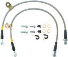 Load image into Gallery viewer, StopTech 06-07 Chrysler 300C SRT-8 Stainless Steel Front Brake Lines