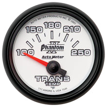 Load image into Gallery viewer, Autometer Phantom II 52.4mm Short Sweep Electronic 100-350 Def F Transmission Temperature Gauge
