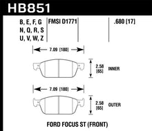 Load image into Gallery viewer, Hawk 15-16 Ford Focus ST HPS Street Front Brake Pads