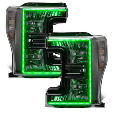 Load image into Gallery viewer, Oracle 17-19 Ford F-250 SD Dynamic Pre-Assembled Headlights - Halogen - Black Edition -