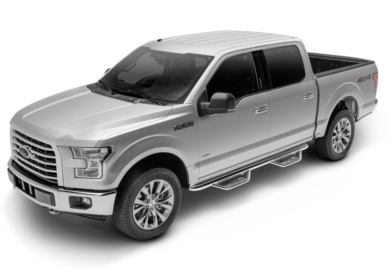 N-Fab Podium SS 07-17 Toyota Tundra Double Cab - Polished Stainless - 3in