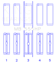Load image into Gallery viewer, King Engine Bearings Chrysler 350 / 361 / 383 / 403 Performance Main Bearing set
