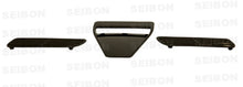 Load image into Gallery viewer, Seibon 08-09 Mitsubishi Evo X Carbon Fiber Hood Scoop - Only Fits OEM Hoods (Not Seibon Hoods)