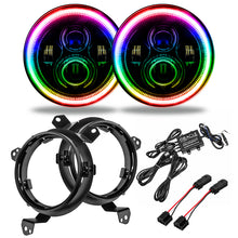 Load image into Gallery viewer, Oracle Jeep Wrangler JL/Gladiator JT 7in. High Powered LED Headlights (Pair) - Dynamic