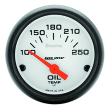 Load image into Gallery viewer, Autometer Phantom 52mm Oil Temp 100-250 F Electronic Gauge Kit