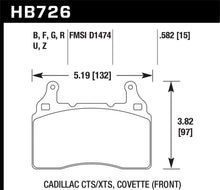 Load image into Gallery viewer, Hawk 2014 Chevrolet Corvette HPS 5.0 Front Brake Pads
