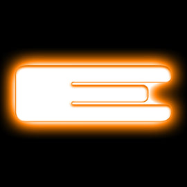 ORACLE Lighting Universal Illuminated LED Letter Badges - Matte Wht Surface Finish - E