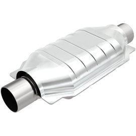 MagnaFlow Univ Cat Conv 2.5in Inlet/Outlet Center/Center Oval 12in Body L x 7in W x 16in Overall L