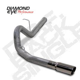 Diamond Eye KIT 4in DPF-BACK Single SS: 11-12 CHEVY 6.6L 2500/350