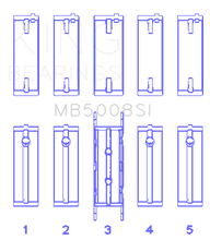 Load image into Gallery viewer, King Engine Bearings Performance Ford ZETEC 1.6L/1.8L/2.0L Main Race Bearing Set