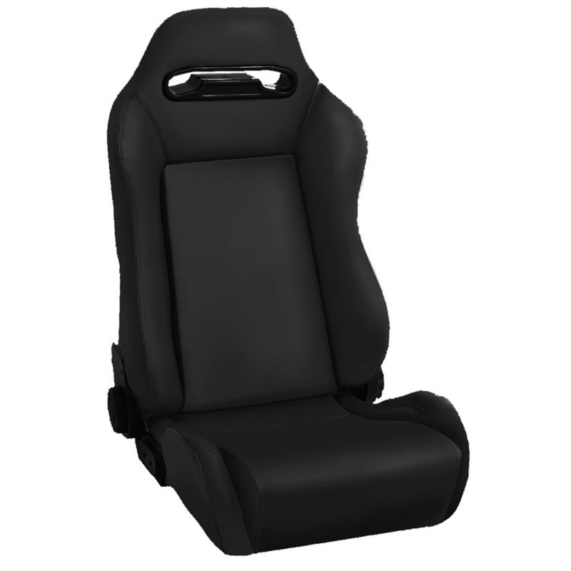 Rugged Ridge Sport Front Seat Reclinable Black Denim 76-02 CJ&Wrang