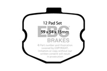 Load image into Gallery viewer, EBC 06-08 Chevrolet Corvette (C6) 7.0 (Z06) Redstuff Front Brake Pads