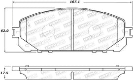 StopTech Street Brake Pads - Front