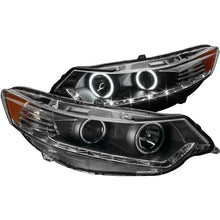 Load image into Gallery viewer, ANZO 2009-2012 Acura TSX Projector Headlights w/ Halo Black (CCFL) (HID Compatible)