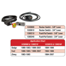 Load image into Gallery viewer, BD Diesel Rocker Switch Kit Exhaust Brake - 5/8in Manual Lever