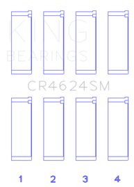 King Engine Bearings Hyundai G4KE / G4KC (Size +075) Rod Bearings (Set of 4)
