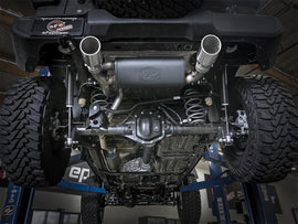 aFe Rebel Series 2.5in 304 SS Cat-Back Exhaust w/ Polished Tips 2018+ Jeep Wrangler (JL) V6 3.6L