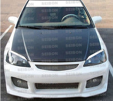 Load image into Gallery viewer, Seibon 01-03 Honda Civic OEM Carbon Fiber Hood
