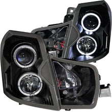 Load image into Gallery viewer, ANZO 2003-2007 Cadillac CTS Projector Headlights w/ Halo Black
