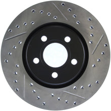 Load image into Gallery viewer, StopTech 03-09 Chrysler PT Cruiser Tur / 03-05 Dodge Neon SRT-4 Front Left Slotted &amp; Drilled Rotor