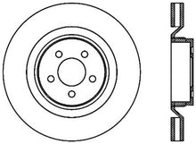 Load image into Gallery viewer, StopTech SportStop 06-09 Chrysler SRT-8 Front Left Drilled &amp; Slotted Rotor