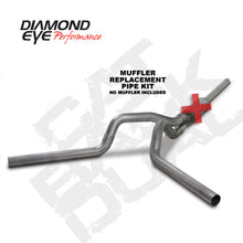 Load image into Gallery viewer, Diamond Eye KIT 4in Catback MFLR RPLCMENT PIPE DUAL SS: 2004.5-2007.5 DODGE CUMMINS 600