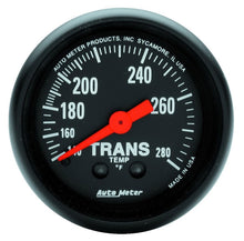 Load image into Gallery viewer, Autometer Z Series 52mm 140-280 Degrees F Mechanical Transmission Temperature Gauge