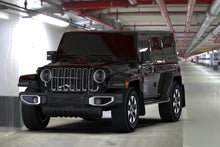 Load image into Gallery viewer, Rally Armor 18-22 Jeep JL Wrangler Black UR Mud Flap w/ White Logo