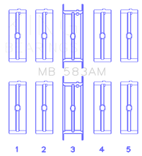 Load image into Gallery viewer, King Engine Bearings Ford 239/256/272/292 (Size .030) Crankshaft Main Bearing Set