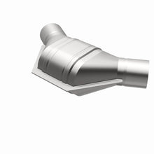 Load image into Gallery viewer, MagnaFlow Universal Catalytic Converter 2 inch Angled O/O PC2 Front