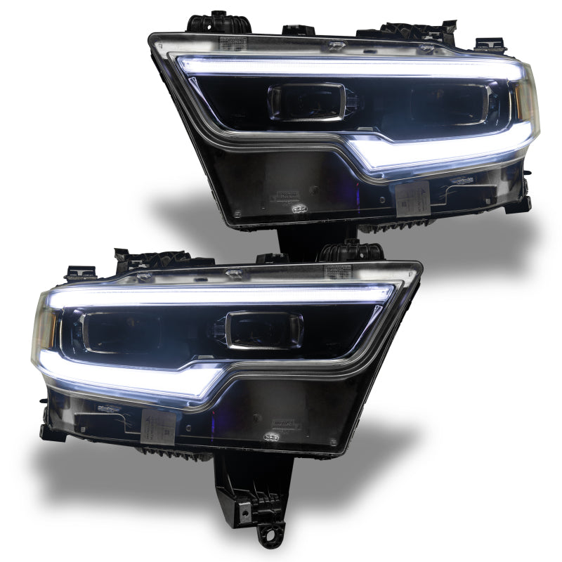 Oracle 19-21 RAM 1500 Projector LED Headlight DRL Kit - ColorSHIFT RGBW+A w/o Controller
