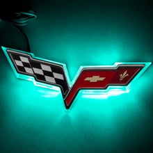 Load image into Gallery viewer, Oracle Chevrolet Corvette C6 Illuminated Emblem - Aqua