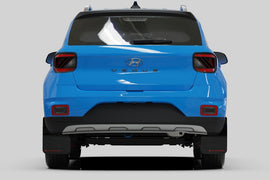 Rally Armor 20-25 Hyundai Venue Black Mud Flap White Logo
