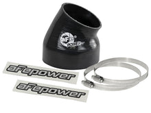 Load image into Gallery viewer, aFe Magnum FORCE Silicone Replacement Coupling Kit 4in ID x 30 Deg. Elbow Coupler - Black