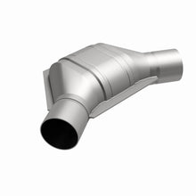 Load image into Gallery viewer, MagnaFlow Universal Catalytic Converter 2 inch Angled O/O PC2 Front