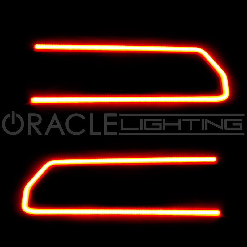 Oracle Dodge Challenger 08-14 LED Waterproof Afterburner Kit - Red NO RETURNS