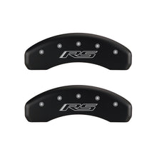 Load image into Gallery viewer, MGP 4 Caliper Covers Engraved Front &amp; Rear Gen 5/RS Red finish silver ch