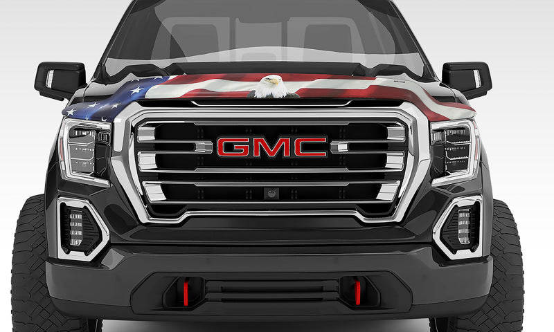 Stampede 2015-2019 GMC Canyon Vigilante Premium Hood Protector - Flag