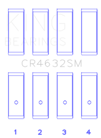 King Engine Bearings Nissan HR15/16DE (Size STD) Rod Bearing Set