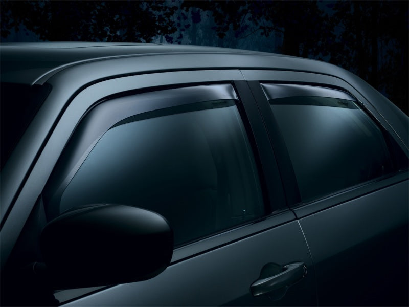 WeatherTech 07+ Toyota Tundra Front and Rear Side Window Deflectors - Dark Smoke