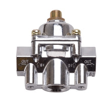 Load image into Gallery viewer, Edelbrock Fuel Pressure Regulator Carbureted 160 GPH 5-10 PSI 3/8In In/Out Returnless Blue/Clear