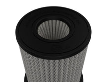Load image into Gallery viewer, aFe MagnumFLOW Pro DRY S Universal Air Filter 4in F x 6.5n B x 6.5in T (Inv) x 8in H